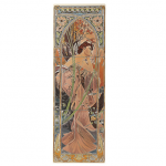 original-style en badexclusief jugendstil tegels van alphonse mucha, handgemaakt en handbeschilderde wandtegels, vloertegels, dhg-vloer-tegel, in tegelshowroom en badkamershowroom van badexclusief te groningen, ook groot formaat wit gerectificeerde tegels en mozaïek tegeltjes te leveren in bv glas, hout, marmer en rvs.