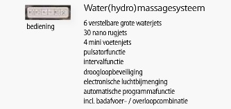 watermassage whirlpool en bubbelbad van Beterbad Badexclusief Groningen.
