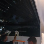 zwartspiegelplafond, spanplafond van Plameco bij Badexclusief