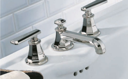 badexclusief , klassieke luxe kranen en een luxe klassieke badkamer , van THG.nl.